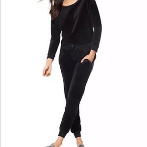 New York & Co velour joggers set